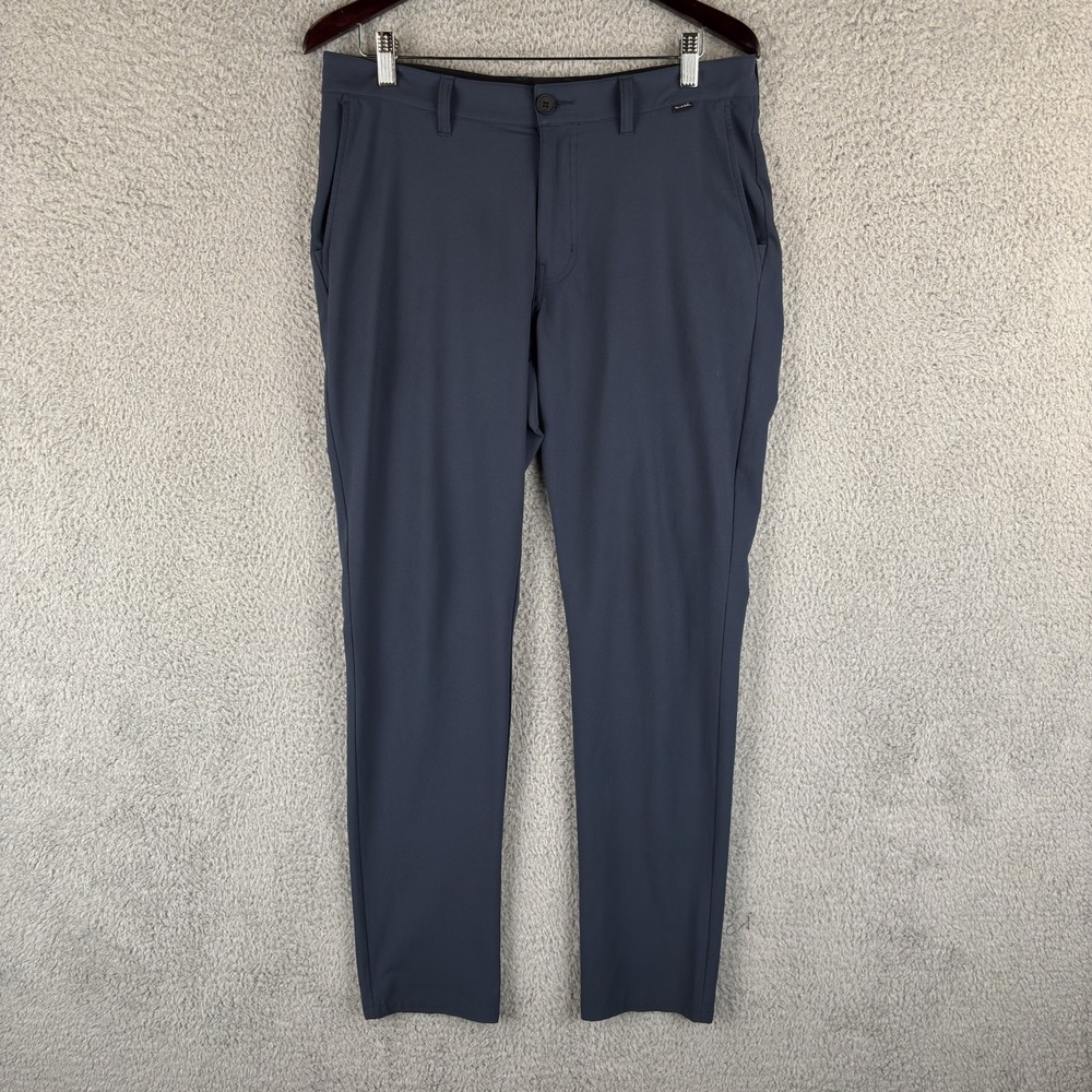 Travis Mathew Right On Time Golf Pants Mens Sz 32 (Fits 32x32) Navy‎ Lightweight